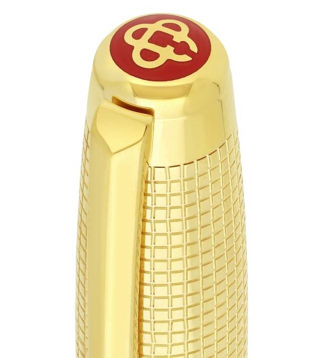 ST Dupont Casablanca Mosaic Guilloche Fountain Pen 420111L